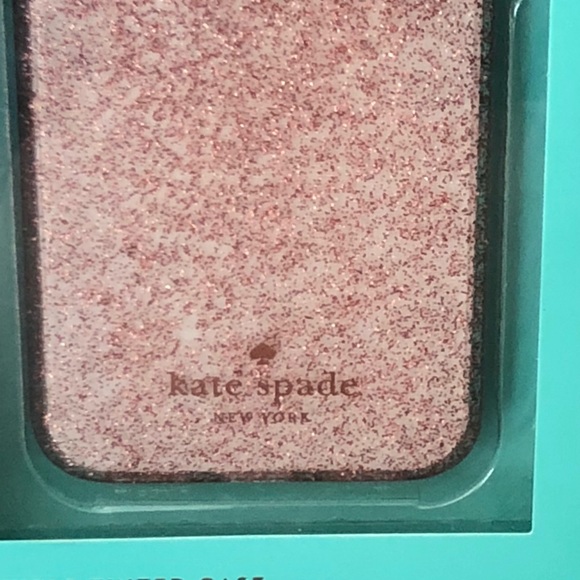 Kate Spade IPhone X phone case, glitter rose gold! - Picture 3 of 7
